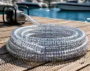AI Generated 32mm Reinforced Hose – coiled hero shot