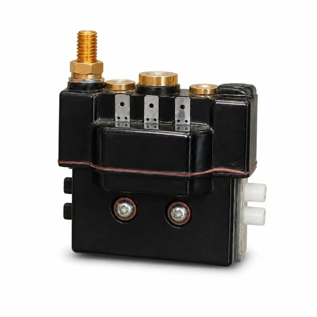 AI Generated Windlass contactor – wires removed (white packshot)