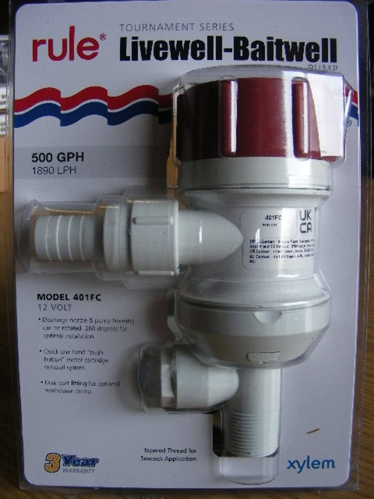  RULE AERATOR PUMP 500 GPH 12V