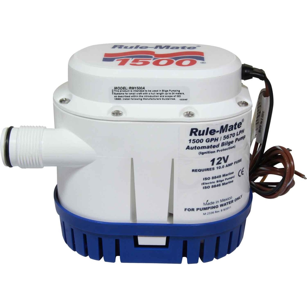  RULE 1500 AUTOMATIC PUMP 12VDC