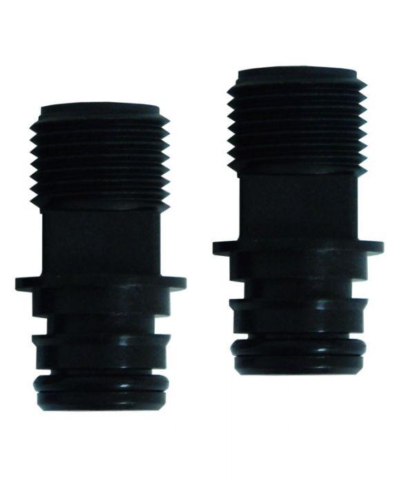 STRAIGHT FITTING KIT WITH 1/2" THREAD AND EPDM GASKET