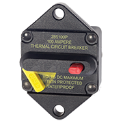 [7087B-BSS] Blue Sea Systems Circuit Breaker, Bus 285 Panel 100 A (Bulk)