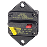 Blue Sea Systems Circuit Breaker, Bus 285 Panel 120 A (Bulk)