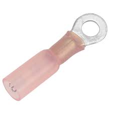 22-18 #8 Heat Shrink Ring Terminal 100 Pack