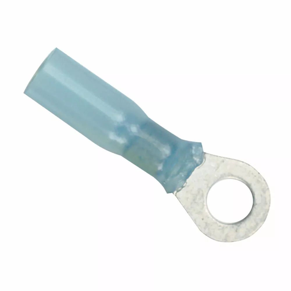 16-14 1/4" Heat Shrink Ring Terminal 100 Pack 