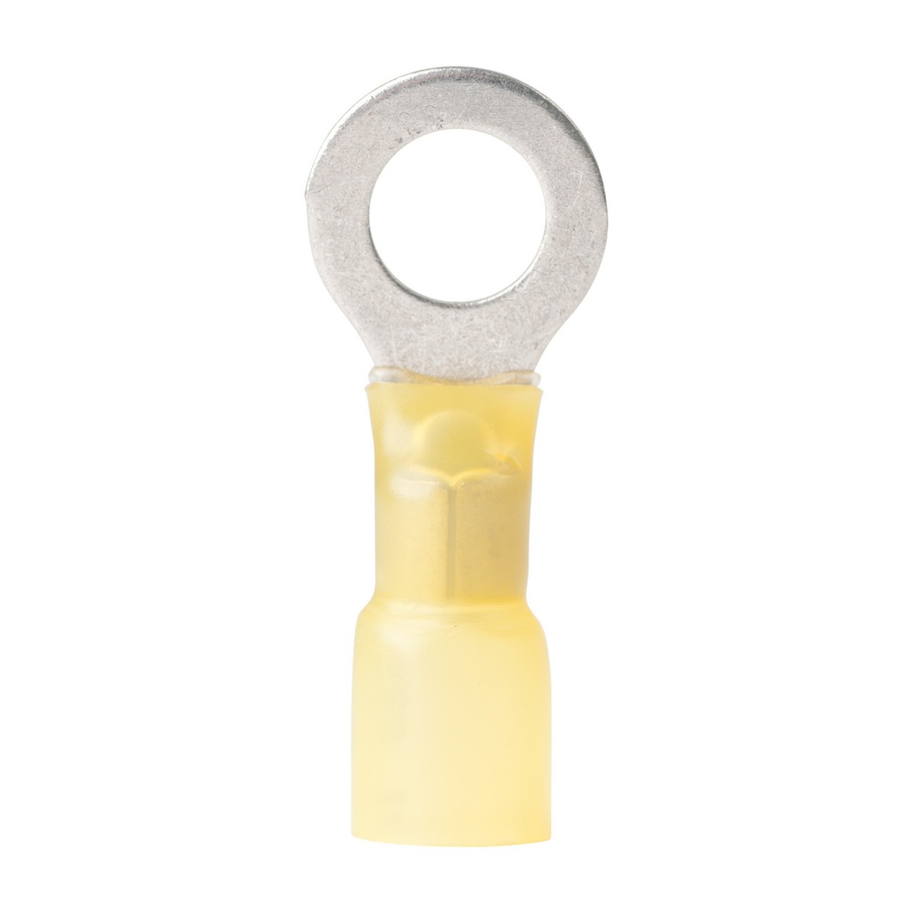 12-10 5/16" Heat Shrink Ring Terminal 100 Pack