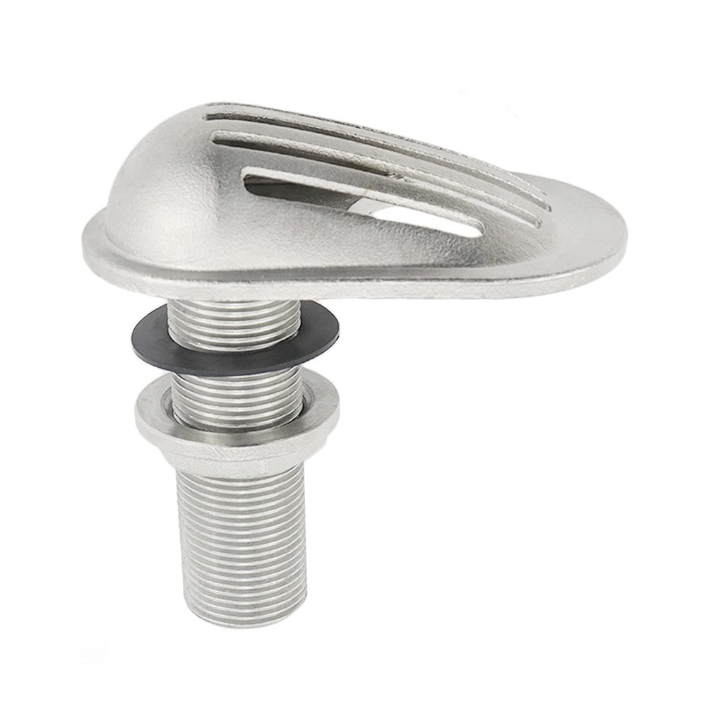[8639434] SS Thru Hull Intake 3/4" Water Strainer Drain