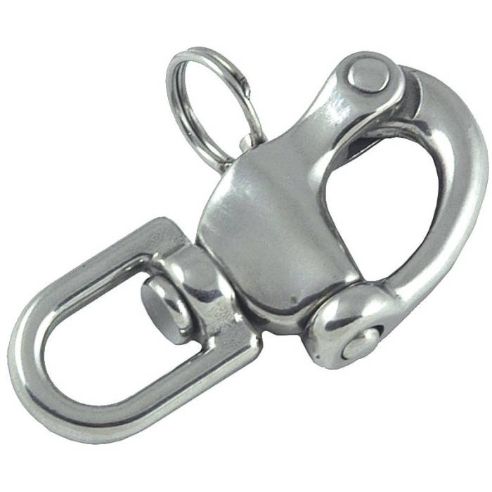 Snap Shackle with Swivel 22mm 316
