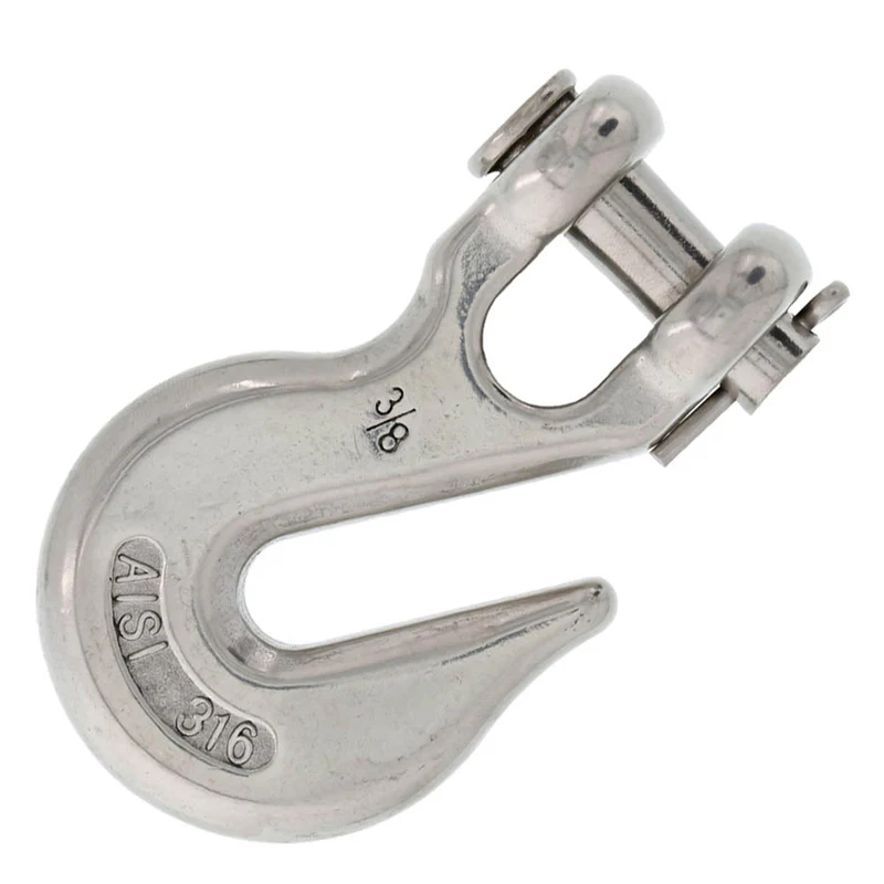 [AISI WLL1250 KGS] 316 SS Clevis Grab Hook 3/8