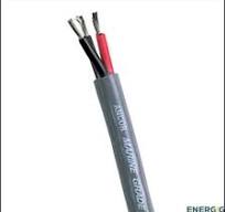 Ancor Bilge Pump Cable 14/3AWG (3x2mm²) Grey, Round 100ft