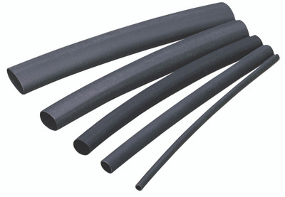 [301106] Ancor Adhesive Lined Heat Shrink Tubing (ALT) 1/8"x6" Black 10pcs