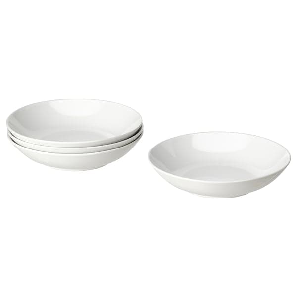 GODMIDDAG Deep plate/bowl, white, 9 "