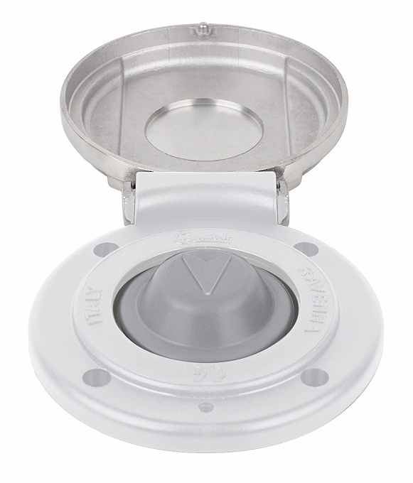 Quick Anchor Foot Switch Chrome down white