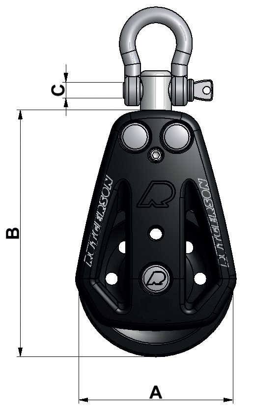 [B300661B] RAW Block 60mm Double