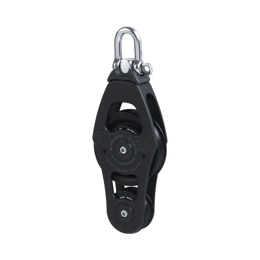 [00607] OPF BLOCK D060 FIDDLE + S.STEEL SHACKLE D006