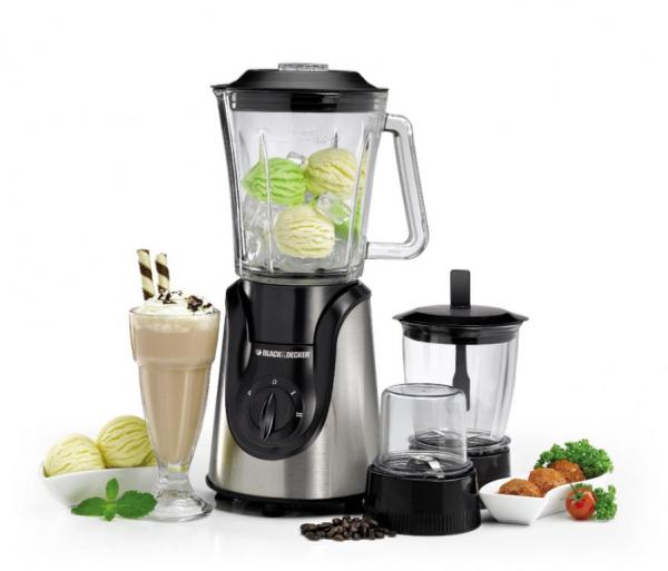 600W Glass Blender with Grinder Mincer