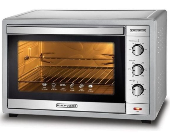 62L Double Glass Toaster Oven