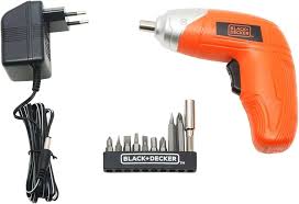 3.6V NiCd Screwdriver + 10 Bit Set