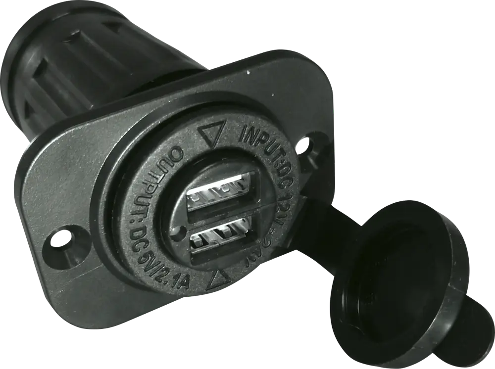 [29276] 12V USB X 2 Flush-Mounted Socket