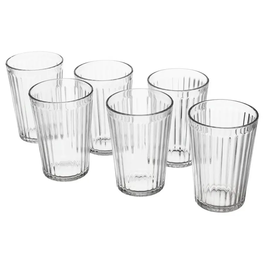 [286917] VARDAGEN glass 31 cl clear glass 6-p