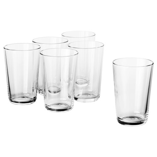 [70278358] IKEA 365+ glass 30 cl clear glass 6-p