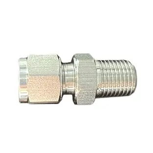 HP compr fitg straight 8mm 1/4 NPT 316