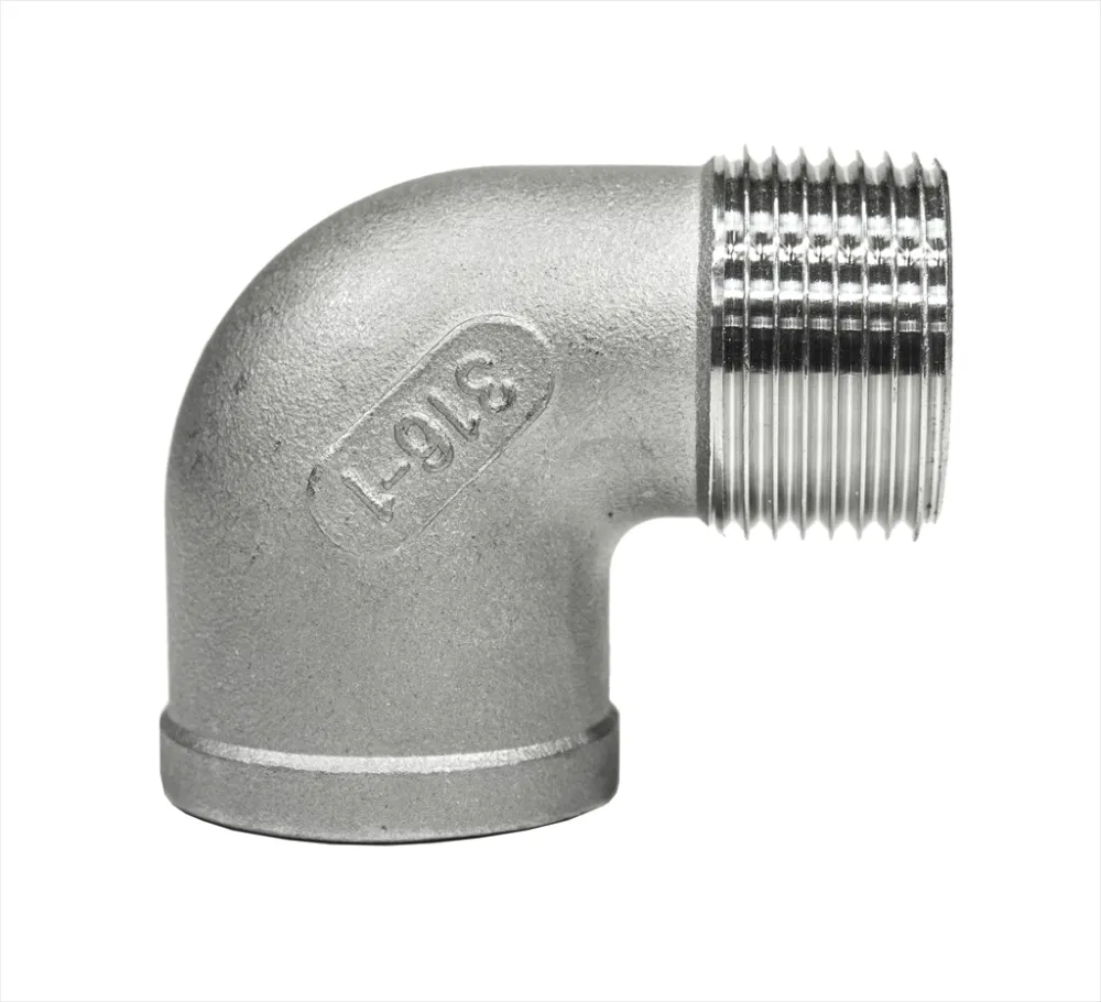 SS Male/Female 1/2' Elbow