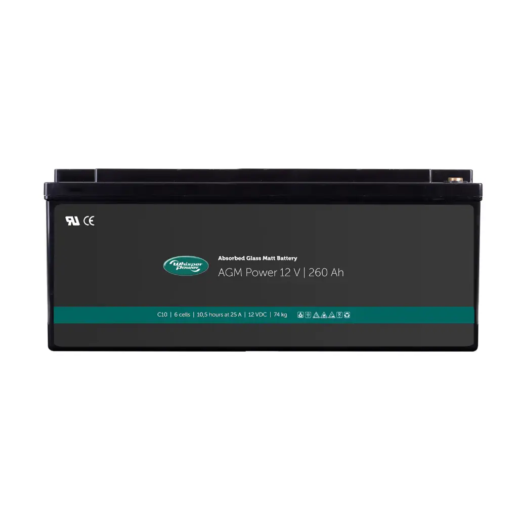 [40290064] Whisper Power AGM 12V Battery 260AH