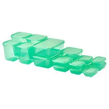 [10597099] PRUTA food container w lid s17 green 