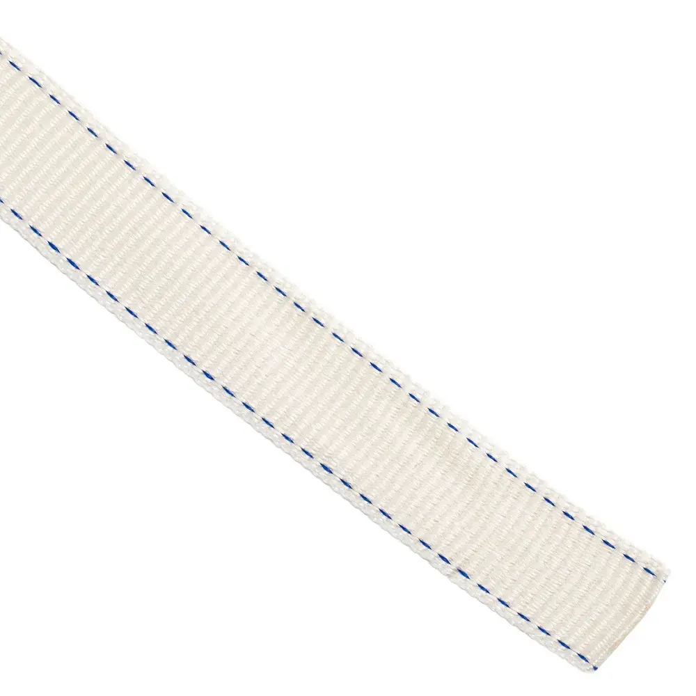 White Dyneema Webbing 1" 300 foot