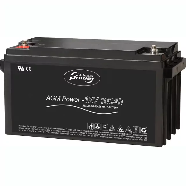 [40290031] Whisper Power AGM 12V Battery 100AH