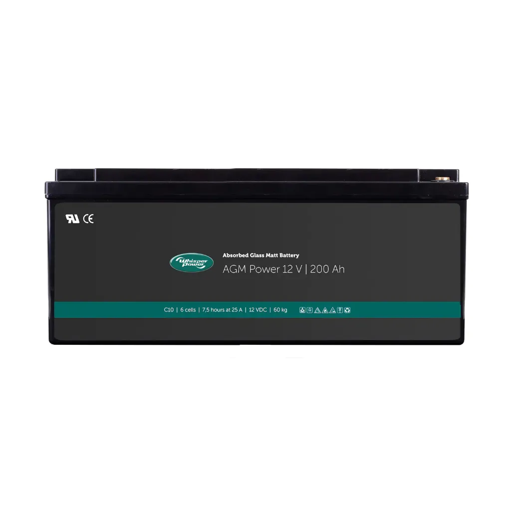 Whisper Power AGM 12V Battery 200AH