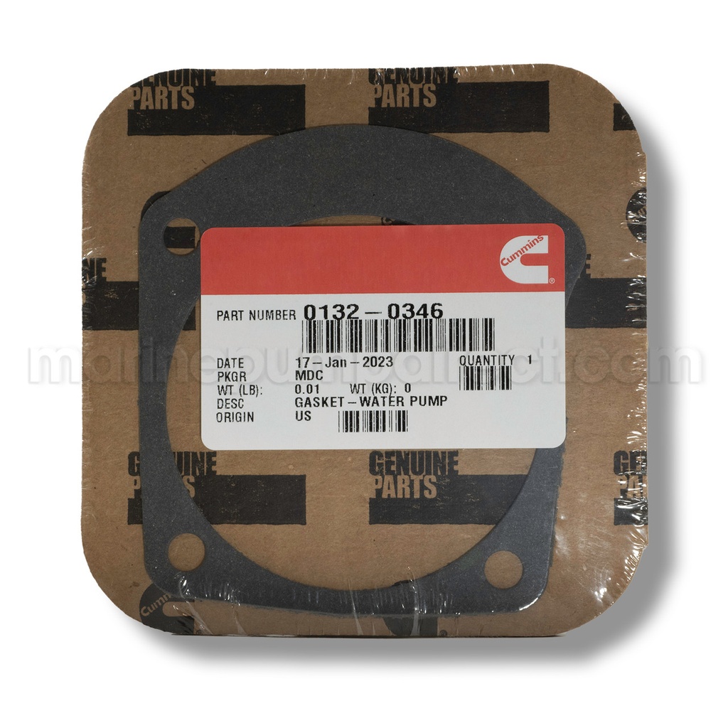 [132-0346] 132-0346 Onan Water Pump Gasket