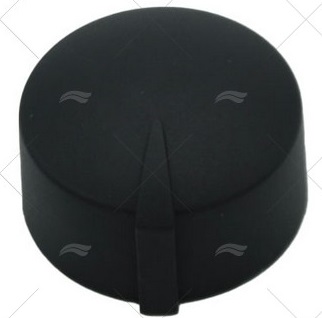 [05010900] Cooking Gas Regulator Button, Knob, Black