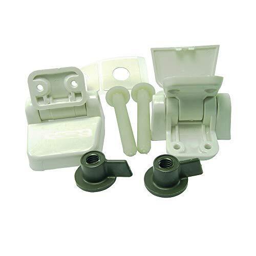 Hinge Set - For Wooden Seat/Lid Assy